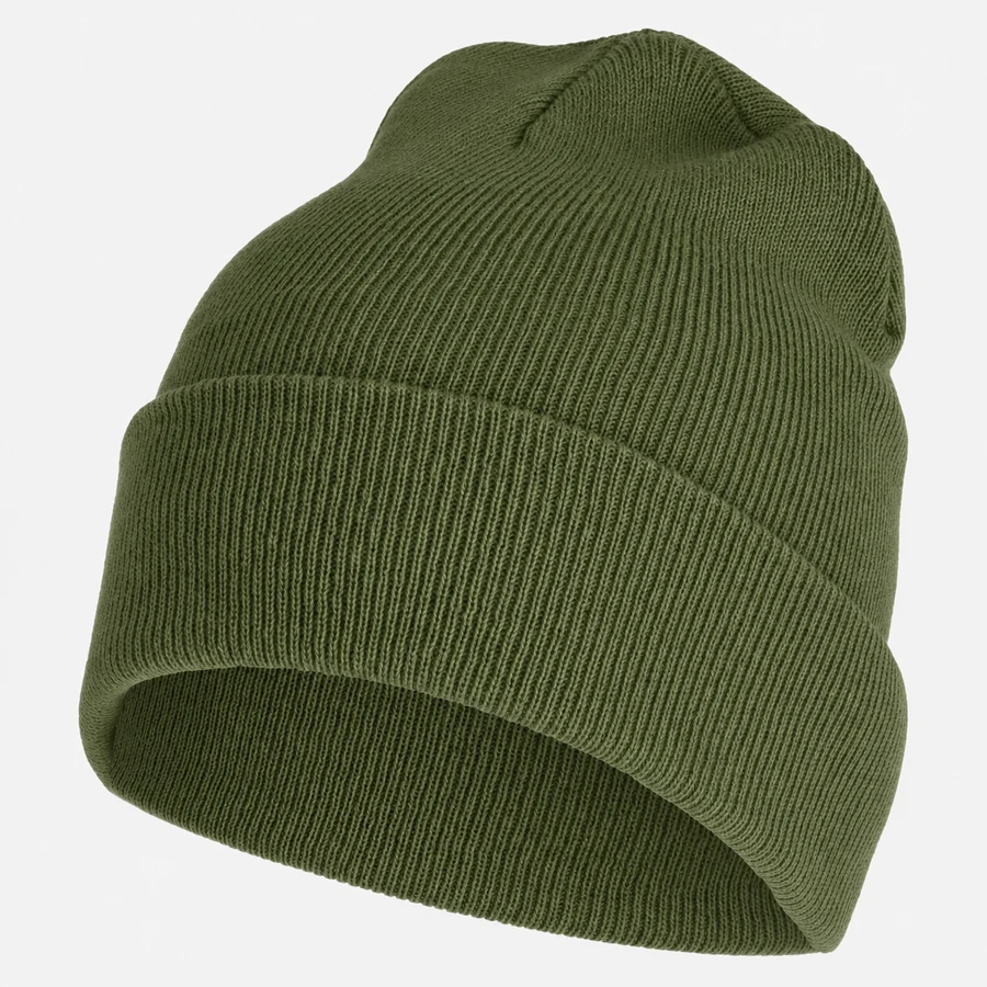 Wintermuts in de kleur Olijfgroen